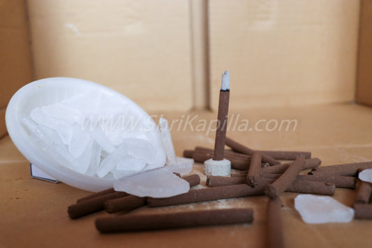Gober Kapoor Dhoop Sticks | Cow Dung & Natural Camphor Dhoop | For Puja, Meditation & Spiritual Use