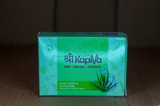 Aloe Vera & Glycerin Natural Soap (100g) – Moisturizing • Gentle Care • Daily Use