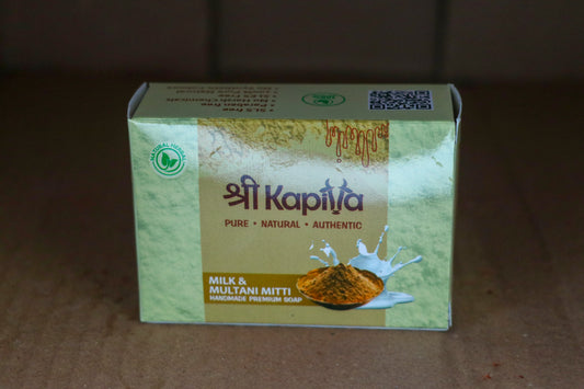 Milk & Multani Mitti Natural Soap (100g) Deep Cleansing • Oil Control • Daily Use