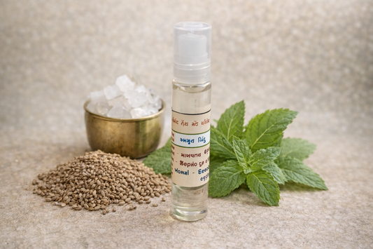 Amrut Bindu C Roller Balm | Ayurvedic Herbal Roller Balm with Bhimseni Kapoor & Pudina | External Use