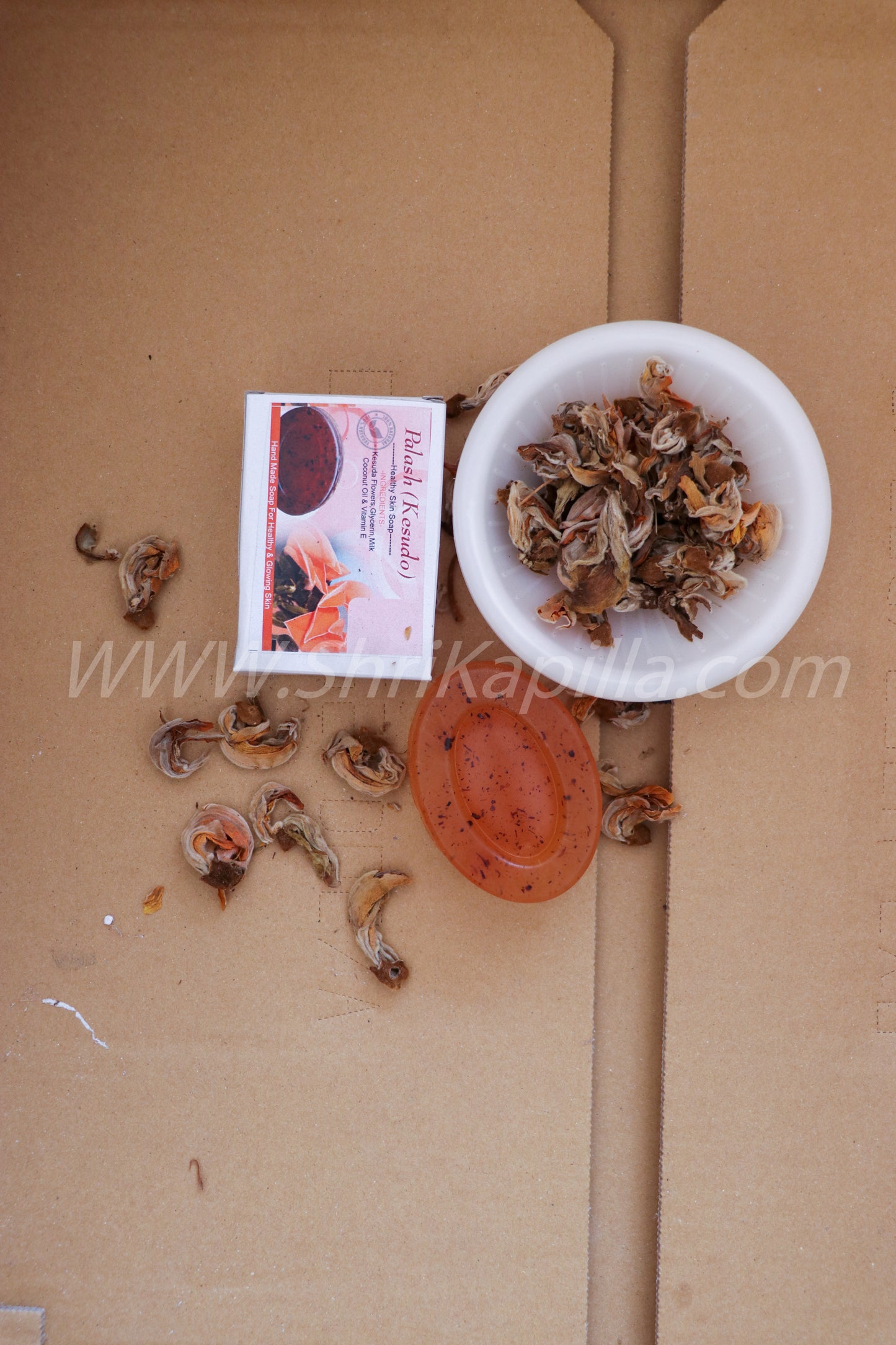 Palas (Kesudo) & Glycerin Natural Soap (100g) – Traditional Herbal Care • Daily Use