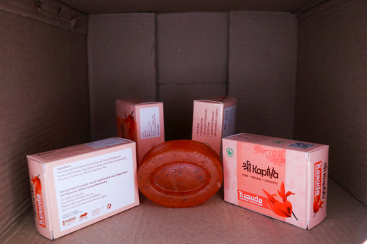 Palas (Kesudo) & Glycerin Natural Soap (100g) – Traditional Herbal Care • Daily Use