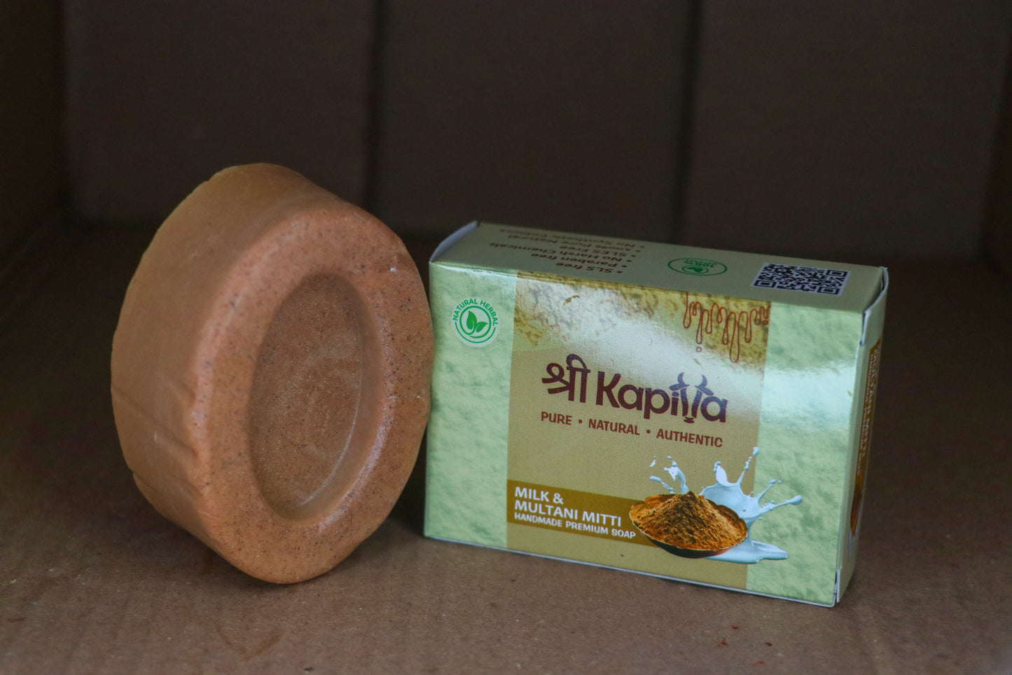 Milk & Multani Mitti Natural Soap (100g) Deep Cleansing • Oil Control • Daily Use