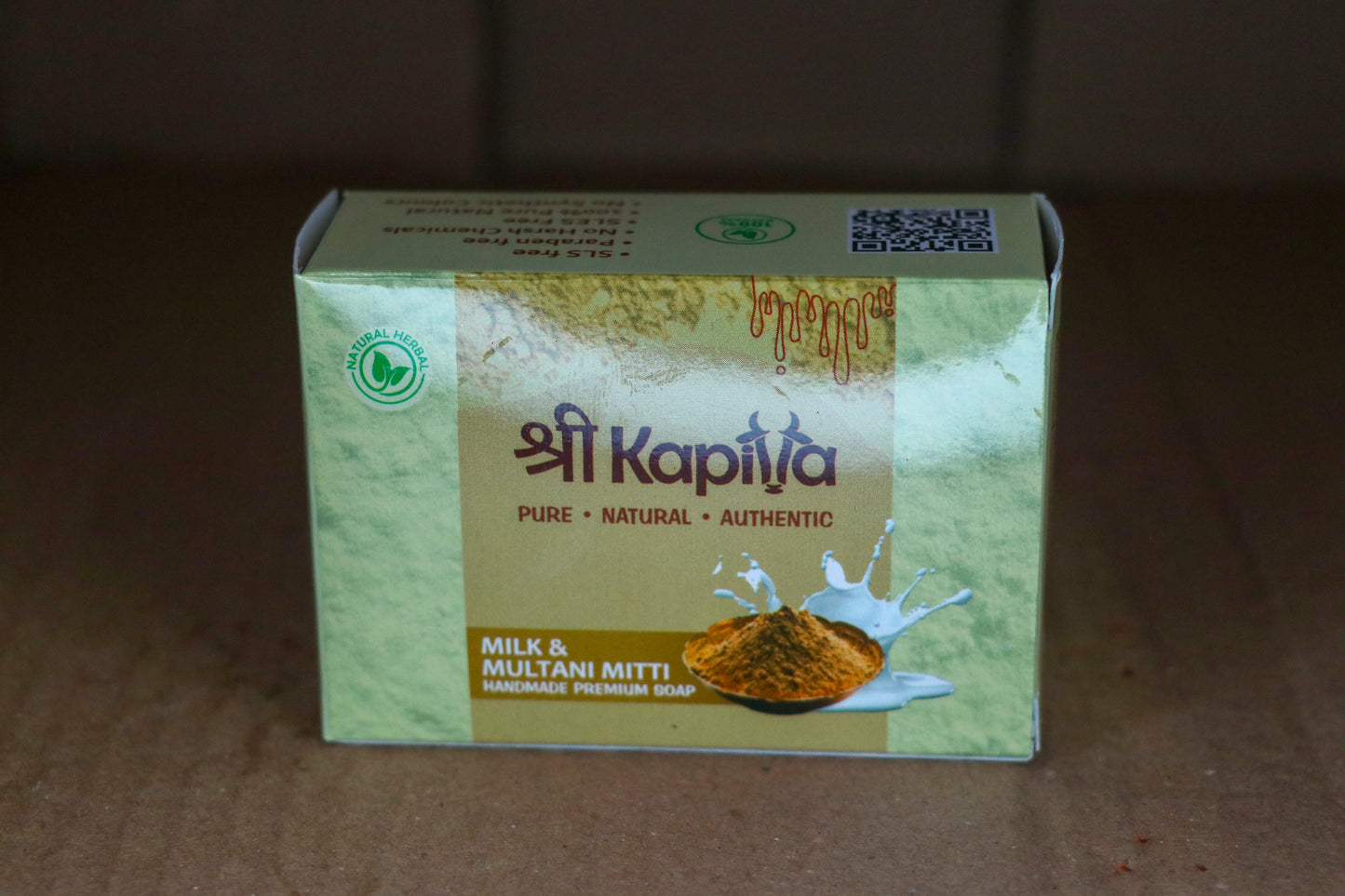 Milk & Multani Mitti Natural Soap (100g) Deep Cleansing • Oil Control • Daily Use