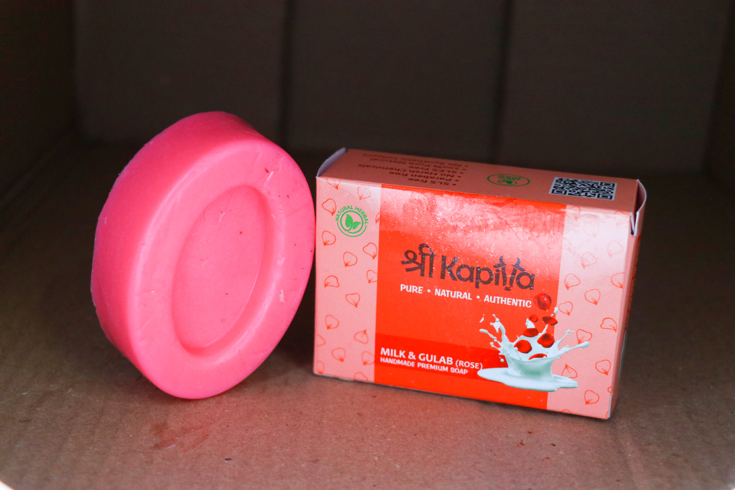 Milk & Rose Natural Soap (100g) – Soft Skin • Refreshing • Daily Use