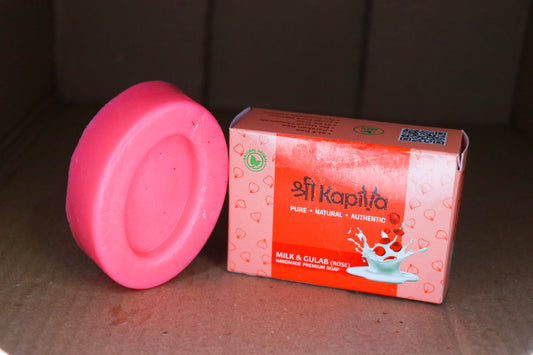 Milk & Rose Natural Soap (100g) – Soft Skin • Refreshing • Daily Use