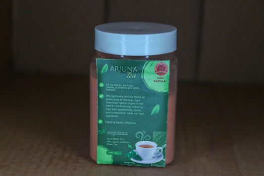 Herbal Arjuna Green Tea | Arjuna Chhal & Herbal Blend | Refreshing Wellness Tea (100g)
