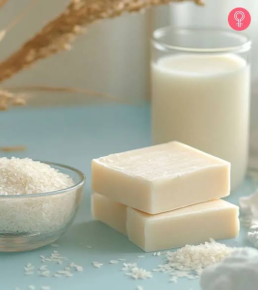 Rice & Milk (Rice Water) Natural Soap (100g) – Gentle Cleansing • Daily Use